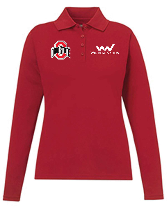 Women's OSU Partnership Long Sleeve Polo