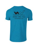 AQUATIC BLUE INSTALLER'S SHORT SLEEVE T-SHIRTS