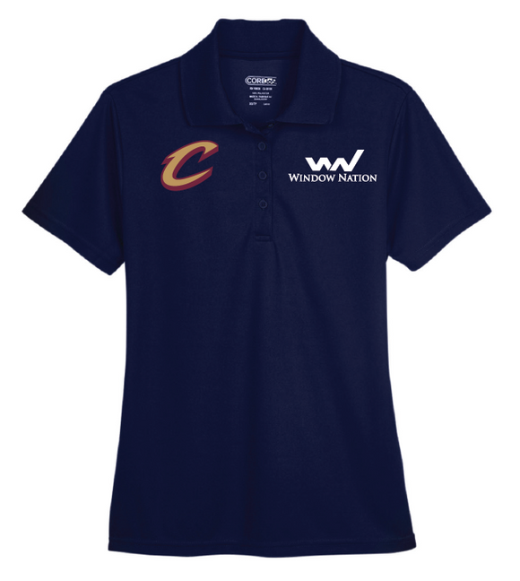 Womens Cleveland Cavaliers Partnership Short Sleeve Polo